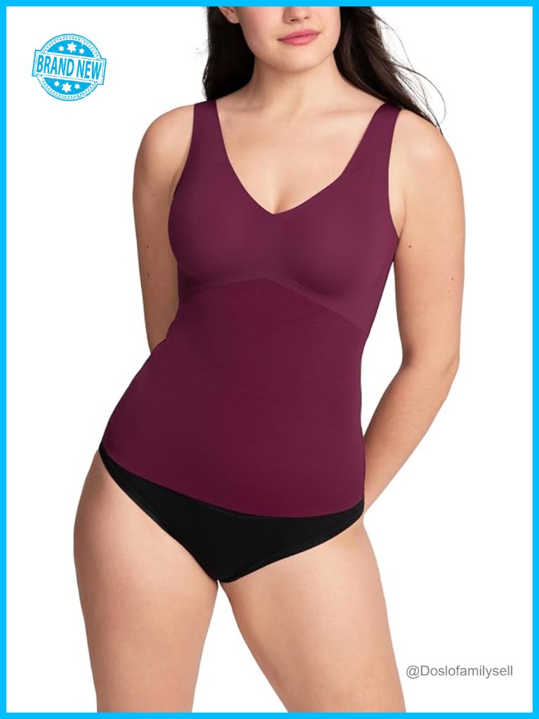 Shapewear Tank Top With Built In Bra - Tummy Control Body Shaping Top